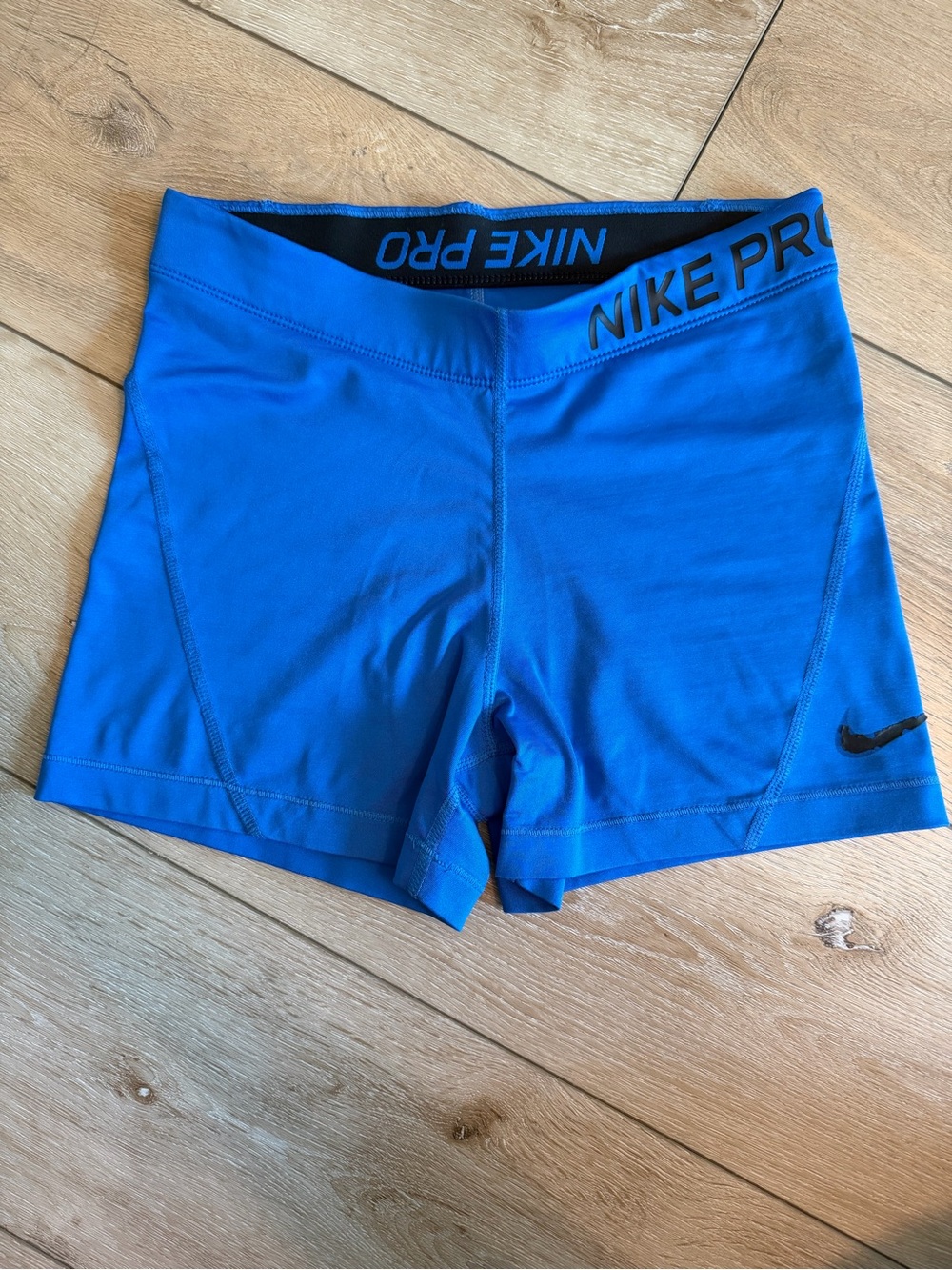 Nike Pro Women's Bright Blue Performance Spandex - Picture 1 of 3